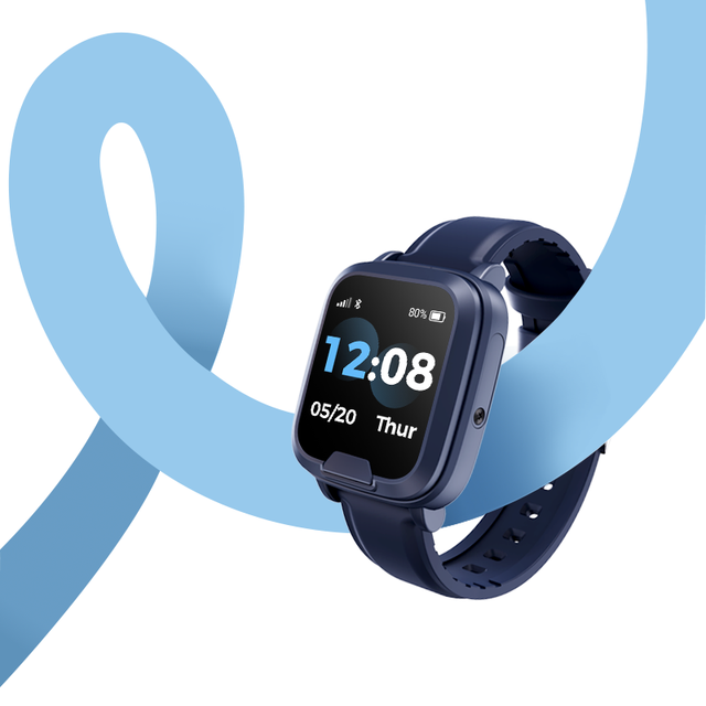 EV06 4G VOLTE GPS Tracker Blood Oxygen Monitoring Bracelet Water-resistant for Alzheimer Patients/Students SOS Watch