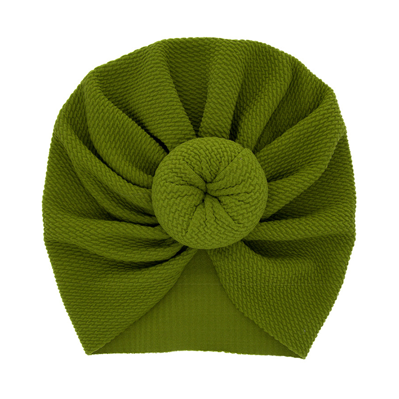 Лидер продаж на Amazon, Шапка-бини в виде пончика и банта, розовая, желтая, фиолетовая, зеленая, Шапка-бини для новорожденных девочек, тюрбан для волос
