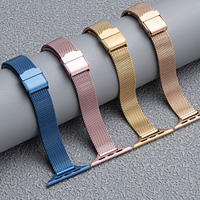 49mm DW Uhr Stahlgitter armband 38//s10 42mm Metall Double Safe Schnalle Uhren armband für Apple Watch Ultra 2