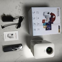 Mini projecteur portable C600 720P LED avec correction automatique de la distorsion trapézoïdale, 260 lumens ANSI, pour cinéma maison et extérieur