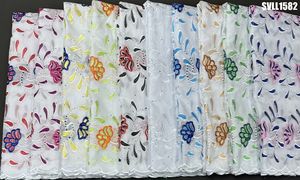 Vente en gros prix bon marché tissu de dentelle brodée en <span class=keywords><strong>coton</strong></span> voile <span class=keywords><strong>suisse</strong></span> blanc <span class=keywords><strong>pagne</strong></span> en <span class=keywords><strong>coton</strong></span> africain tissu pour femmes robes de soirée - Product Image 6