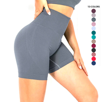 Meilleure vente de vêtements de Yoga Push Up, Short de cycliste d'entraînement taille haute pour filles, pantalon de Yoga court froncé Sexy personnalisé, tenues de gymnastique