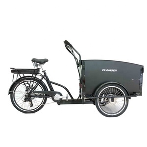 Famille cargo tricycle trois roues tricycle adulte prenant enfants <span class=keywords><strong>vélo</strong></span> <span class=keywords><strong>4</strong></span> enfants sièges boîte en bois moto - Product Image 3