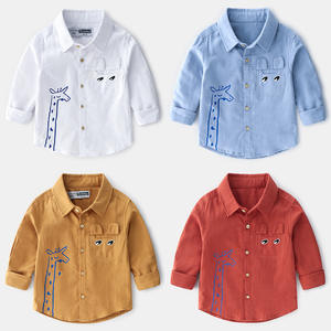 เสื้อเชิ้ตแขนยาวลำลองลายการ์ตูนสำหรับเด็กผู้ชายจากร้านขายส่งออนไลน์ - Product Image 2