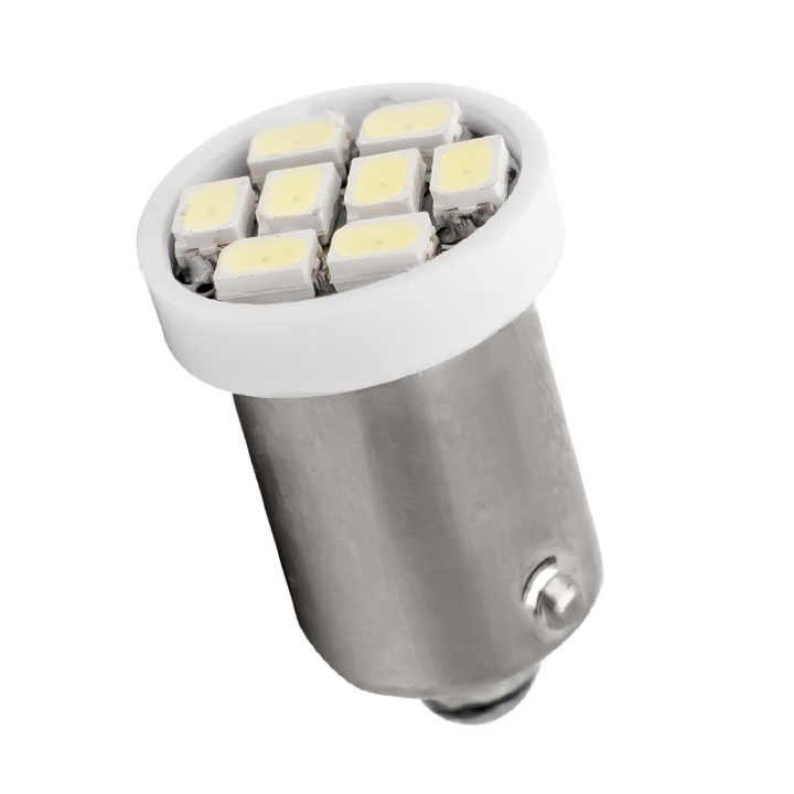 Bombillas LED BA9S t4w T11 para coche, 5 colores, lámparas de placa de matrícula, marcador lateral rojo, 12146, 1445, 12V, 1206, 8SMD, 64111
