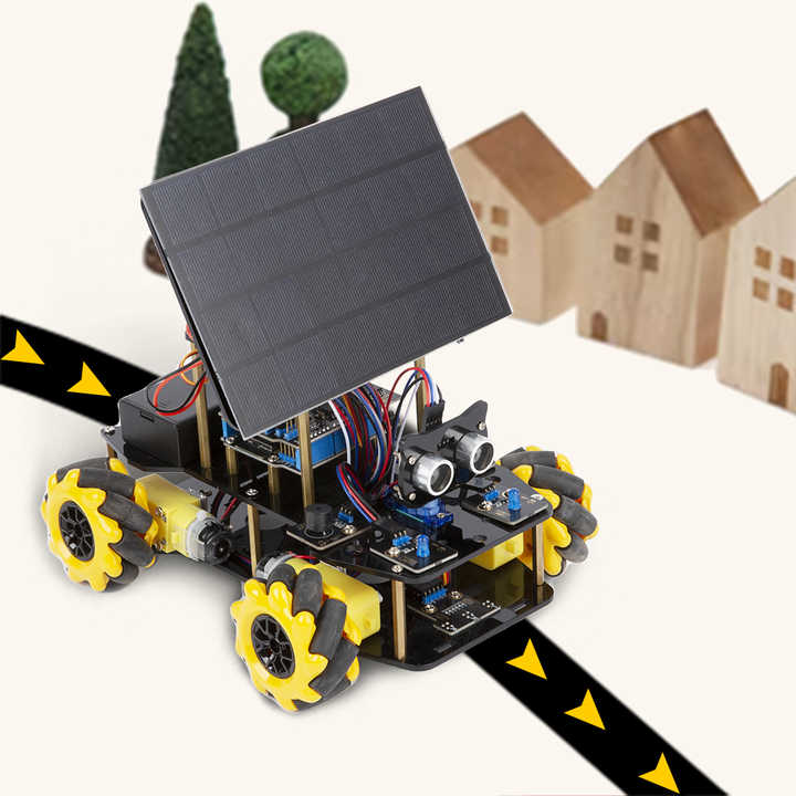 ACEBOTT Solar Robot Car Set Coding DIY Children Toys Stem Education ...