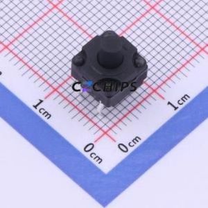 YTS1K0041LBT00 Tactile Switch Through hole Component (THT) Switch 1.8N 8mm 8mm 9mm - Product Image 1