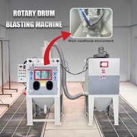 Sableuse intelligente à tambour rotatif à utilisation abrasive 98% pour pièces en alliage de cuivre