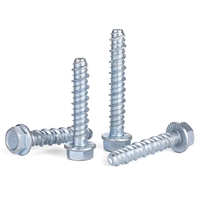 Fabricant chinois prix de gros en acier au carbone zingué tête de rondelle hexagonale boulon à béton boulon d'ancrage en ciment