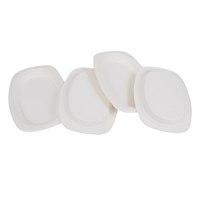 Assiette de canne à sucre de bagasse ovale durable compostable biodégradable de qualité alimentaire faite sur mesure OEM