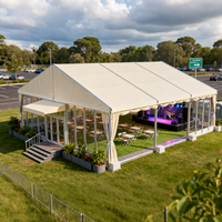 Tente d'église de haute qualité en tissu PVC, ignifuge et résistante aux UV, avec structure en alliage d'aluminium