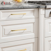 Oukali Haute Qualité Moderne Mat Noir Or Gris Zinc 96mm 128mm 192mm Meubles Armoire Quincaillerie Armoire Cuisine Poignée De Porte