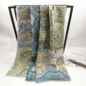 Pañuelos <span class=keywords><strong>Hijab</strong></span> Musulmanes con Estampado <span class=keywords><strong>de</strong></span> Flores <span class=keywords><strong>de</strong></span> Anacardo <span class=keywords><strong>de</strong></span> Moda, Gran Venta 2022, para Mujer - Product Image 2
