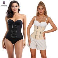 Fajas Sashes Gilet amincissant en latex grande taille à maintien ferme pour le ventre plat, 9 baleines, ceinture amincissante, corset sous-poitrine Ann Chery