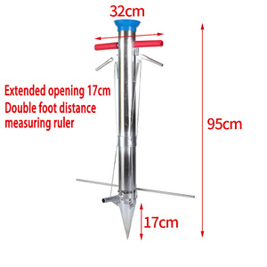 Palmare in acciaio inox trapiantatore manuale industriale trapiantatore ortaggi per pomodoro cipolla piantatrice - Product Image 6