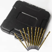 Foret hélicoïdal M35 en acier rapide revêtu de titane, queue en N, 3 mm, pour métal, bois, plastique, acrylique