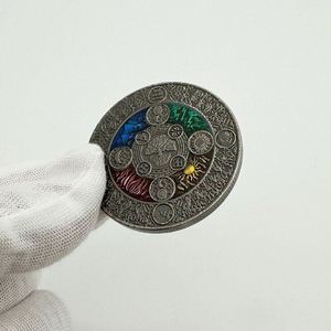 เหรียญทองเหลืองสั่งทำแกะสลัก3D ของที่ระลึกทางศาสนาของเก่าโบราณดีไซน์ของขวัญที่ท้าทาย - Product Image 5