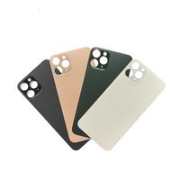 Coque arrière complète en verre pour iphone, compatible modèles 11 pro, 11 pro max, 11promax, couleurs noir, blanc, vert, rose