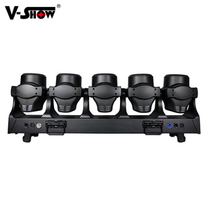 Vshow TB5 lốc xoáy 5 cái 120W di chuyển đèn RGBW 4in1 chùm rửa Strobe xoay hiệu ứng ánh sáng 5*120W Zoom cho sân khấu - Product Image 3