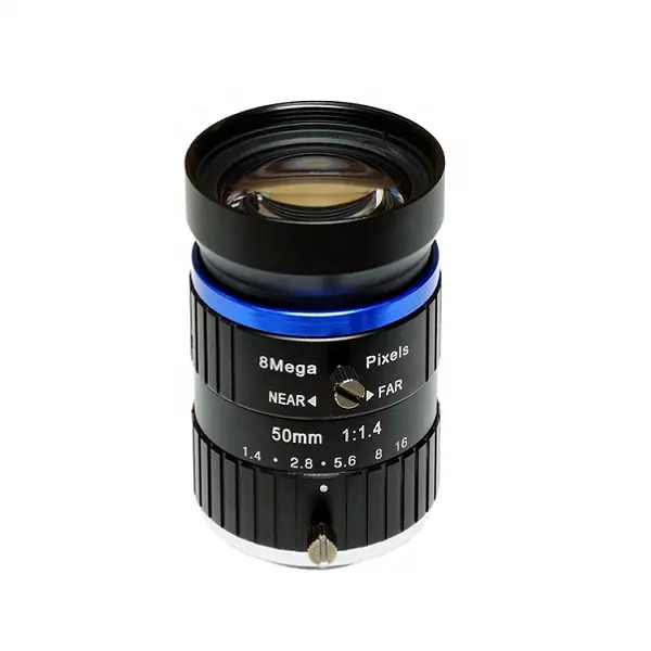 8MP 1 "büyük format 50mm C/CS endüstriyel kamera için güvenlik kamerası Lens monte