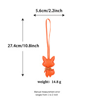 Breloque de sac en cuir personnalisée OEM/ODM avec logo, motif renard, vente en gros, porte-clés animal de la forêt de luxe, pendentif de sac à main de créateur, cadeau de boutique