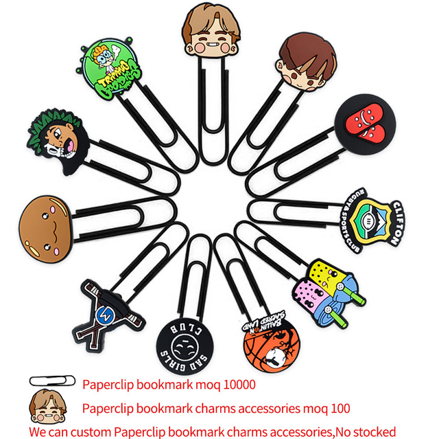 Cartoon Characters Paper Clip Bookmark Binder Clips Promotional Gift Stationery School Office Supply