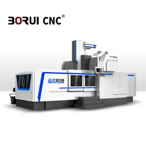 BR3018 Cnc Tipo Pórtico Fresadora 3- Axis Tipo Pórtico Corte Pesado Cnc Fresadora CNC Centro de Usinagem Pórtico