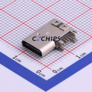 918-518K2023D50002 USB Connector Through hole Component (THT) Connector Type-C USB 2.0 Female Side Insert - Product Image 1