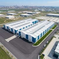 Estructura Metálica Prefabricada para Almacenes, Naves Industriales y Talleres de Reciclaje de Aceite Usado
