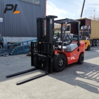 Chariot élévateur diesel robuste PL de 3 tonnes à moteur à combustion interne pour entrepôt
