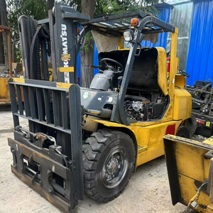 Second Hand Komatsu FD50 Diesel Forklift 5 Ton Three Stage Mast 1220mm <b>Fork</b> Length for Warehouse & Factory - Product Image 1