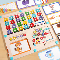 Nouveau produit tendance : Tableau éducatif 3-en-1 pour l'apprentissage des lettres, des nombres et des opérations, jouet éducatif pour enfants