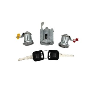 Isuzu Ignition <b>Lock</b> Cylinder 8-97035293-0 With 2 <b>Keys</b> For NKR NPR NHR Zinc Alloy Grey - Product Image 1