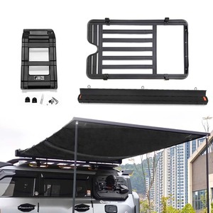 Upgrade Kit Foldable Side <b>Ladder</b> Reinforced Aluminum Roof Rack Side Awning Tent for Jetour T1 Accessories - Product Image 1