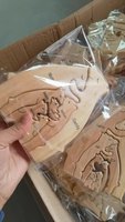 WanuoCraft DIY Art Déco Famille d'ours Puzzle en bois Sculpture Décoration d'intérieur Cadeau pour Anniversaire Fête des Mères et Noël des Pères