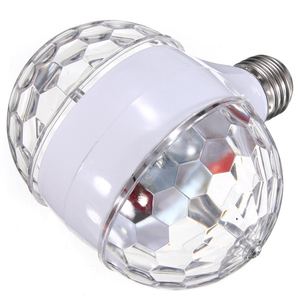 <span class=keywords><strong>Prix</strong></span> de gros double têtes rotatives rvb petites lumières stroboscopiques <span class=keywords><strong>disco</strong></span> DJ led cristal décoration de maison boule magique lumière - Product Image 3