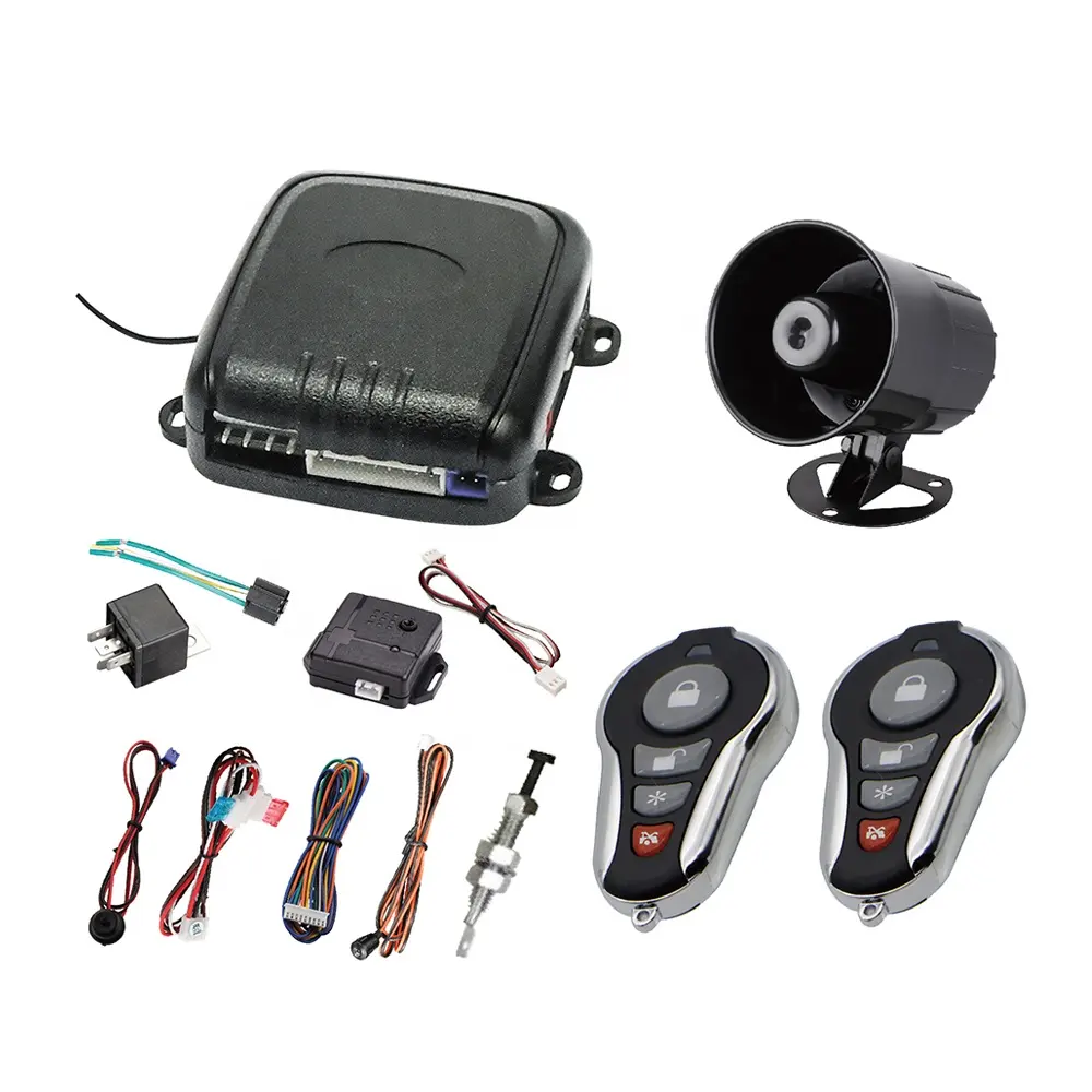 Vehicle Security System BCS-03 South American Market Hotsale Auto Alarm One Way Car Alarm System