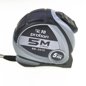 Probon Steel Tape Measure 3M 5M 7.5M Automatic Return Push Button Lock Metric For Woodworking Plumbing Engineering - Product Image 3
