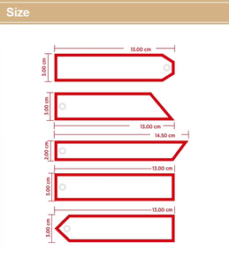 Porte-clés promotionnel en tissu pour voiture et moto, personnalisé avec texte double face et logo brodé - Product Image 6
