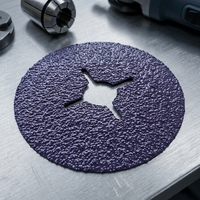 Disque en fibre de 0,8 mm d'épaisseur, grain céramique, pour le polissage du métal, du caoutchouc, du verre et de l'inox