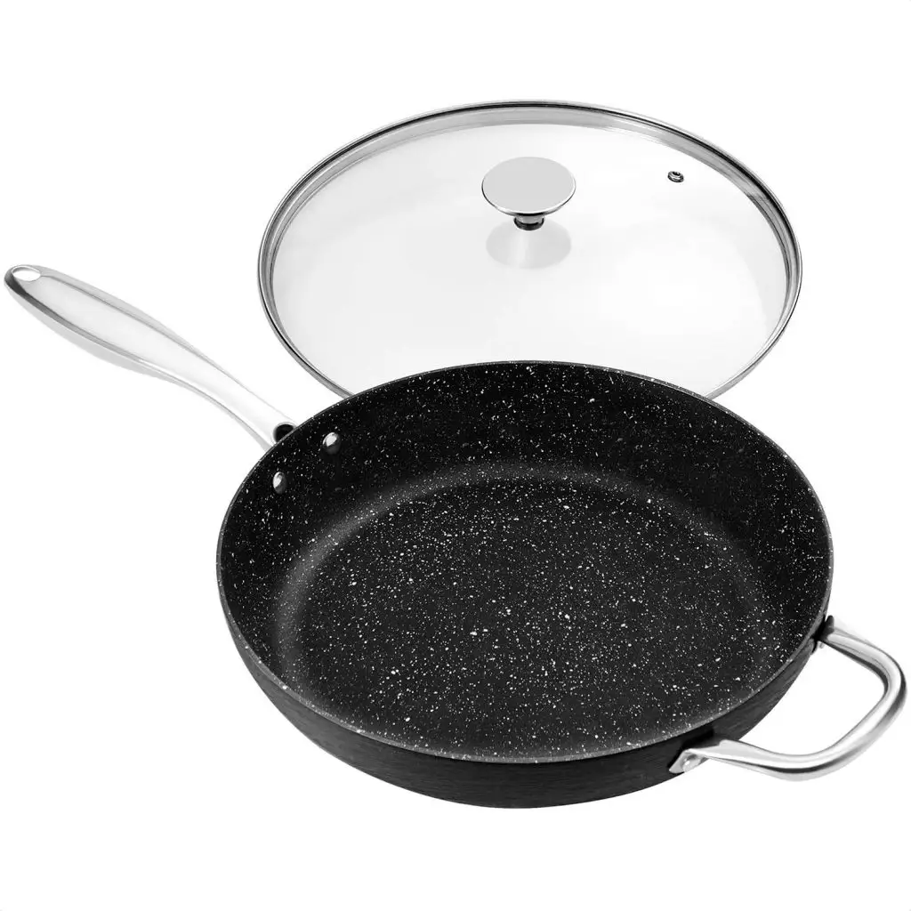 hot sale stainless steel kitchen cooking ceramic non stick coating frying pans