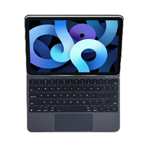 Étui Clavier Magique pour <span class=keywords><strong>iPad</strong></span> <span class=keywords><strong>Pro</strong></span> 12.9"/Air 13" M2 - Matériau PU Imperméable & Béquille à Charnière - Product Image 1