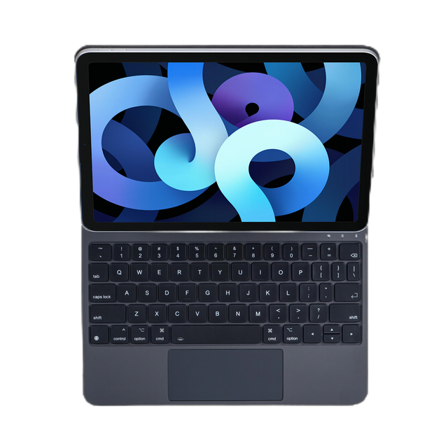 Magic Keyboard Case for iPad Pro 12.9"/Air 13" M2-Waterproof PU Material & Hinge Kickstand