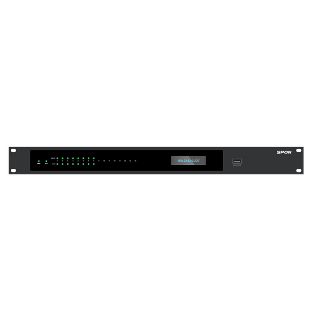 8*8 Dante Digital Audio Power Amplifier Essential Component for Conference System