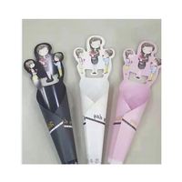 Boîtes d'emballage triangulaires biodégradables de luxe pour bouquets de fleurs et fleurs préservées – Vente en gros