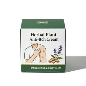 Crema Naturale Anti-Prurito a Base di Erbe, Crema Lenitiva per la Pelle Sensibile, Produttore OEM con Logo Personalizzato - Product Image 3