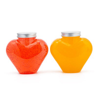 Conteneur de bonbons en forme de coeur sans BPA de qualité alimentaire bouteille de boisson en PET bouteilles de bière et de jus d'eau