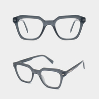 Nouvelles montures optiques solides de haute qualité en stock, lunettes à dégradé de couleurs avec monture TR90 et branches en acétate à charnière à ressort