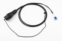 Cordon de brassage à fibre optique blindé extérieur étanche de 15 m, 5,0 mm Fullax DLC-DLC, monomode G657A1, gaine LSZH pour FTTA