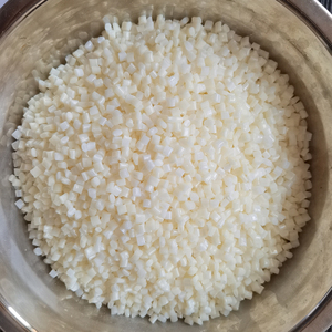 Modified plastic particles pellets transparent material PLA plastic granules